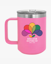 Autism Awareness 2025 - Spectrum in Bloom Coffee Mug Tumbler