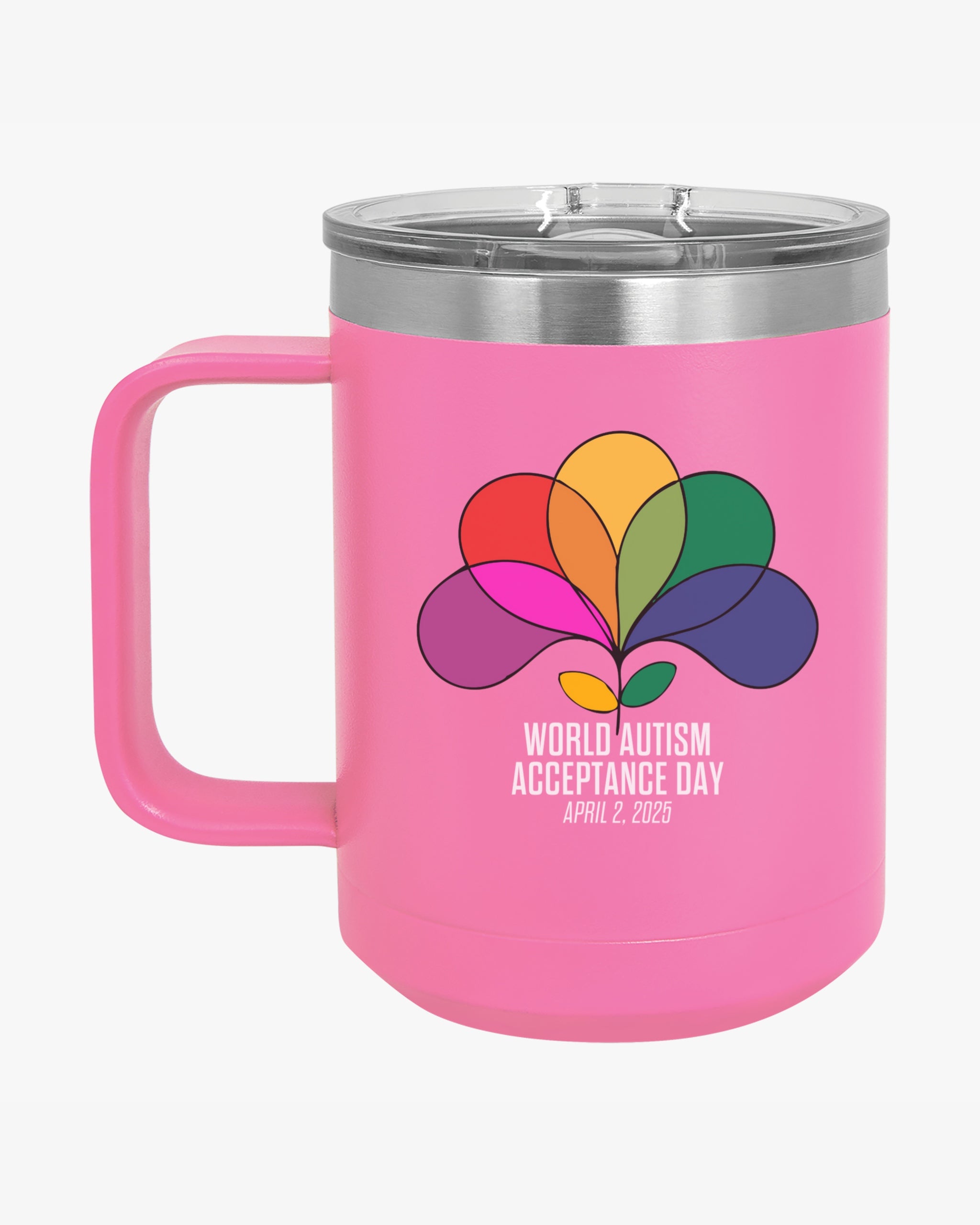 Autism Awareness 2025 - Spectrum in Bloom Coffee Mug Tumbler