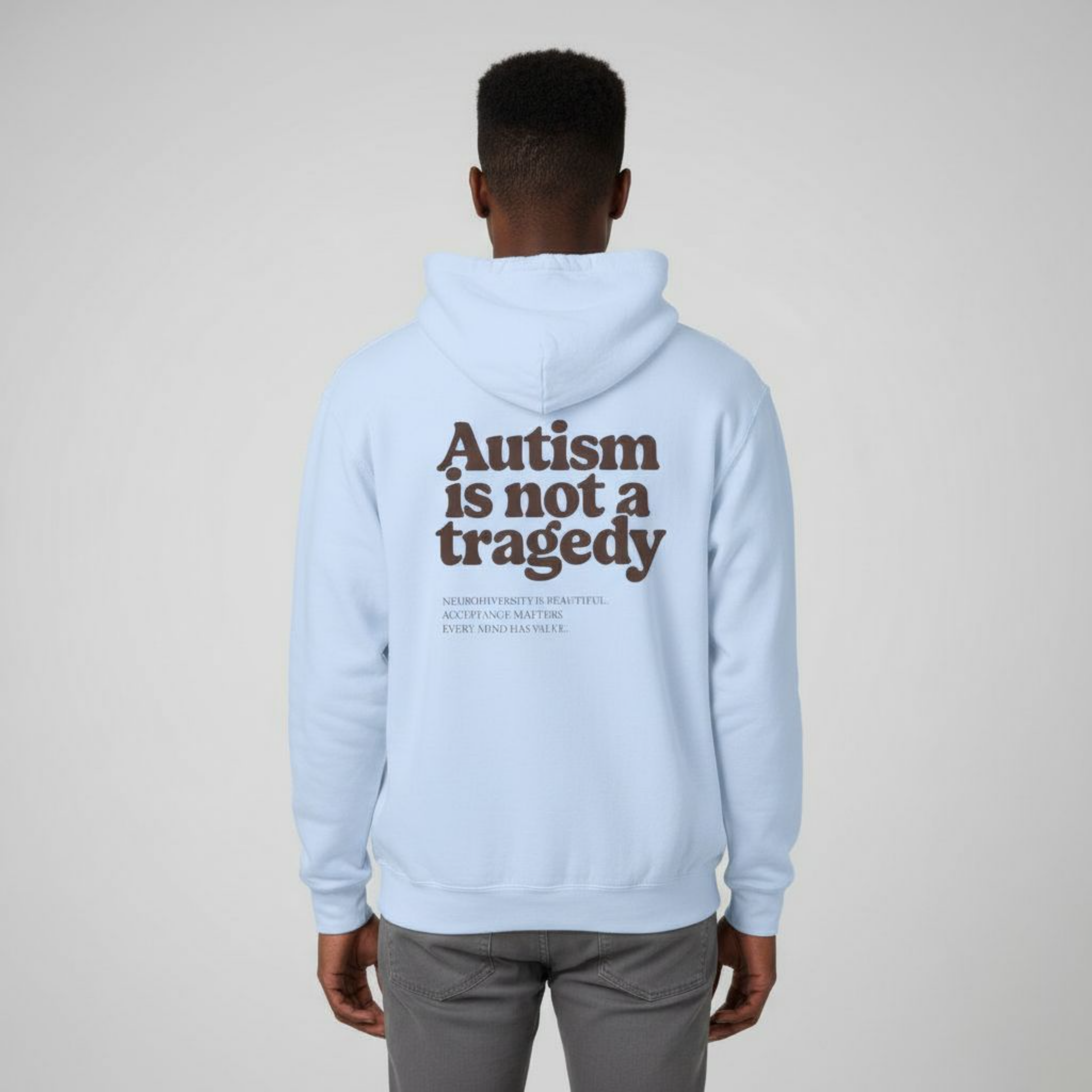 Autism is Not a Tragedy Comfort Colors Lightweight Hoodie