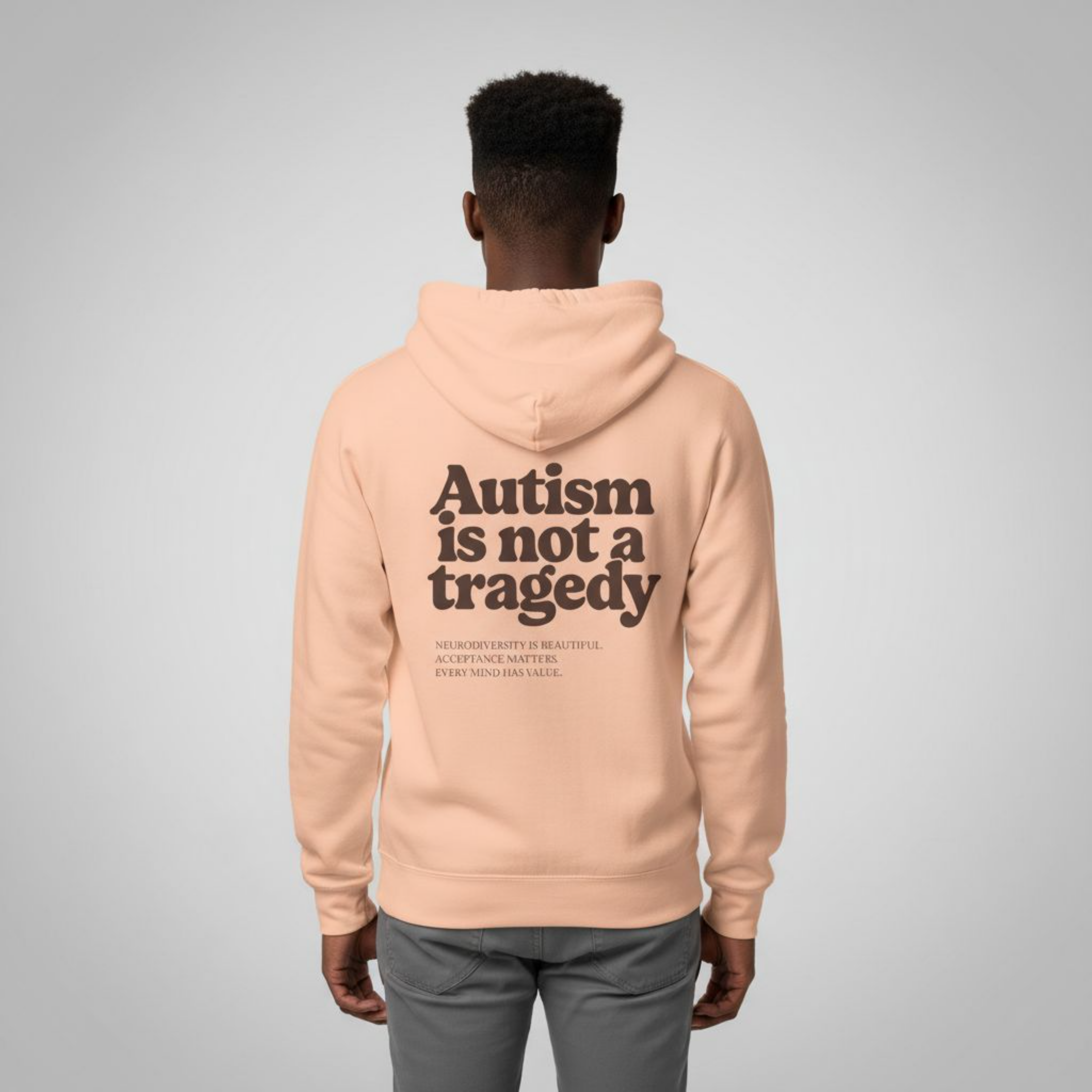 Autism is Not a Tragedy Comfort Colors Lightweight Hoodie