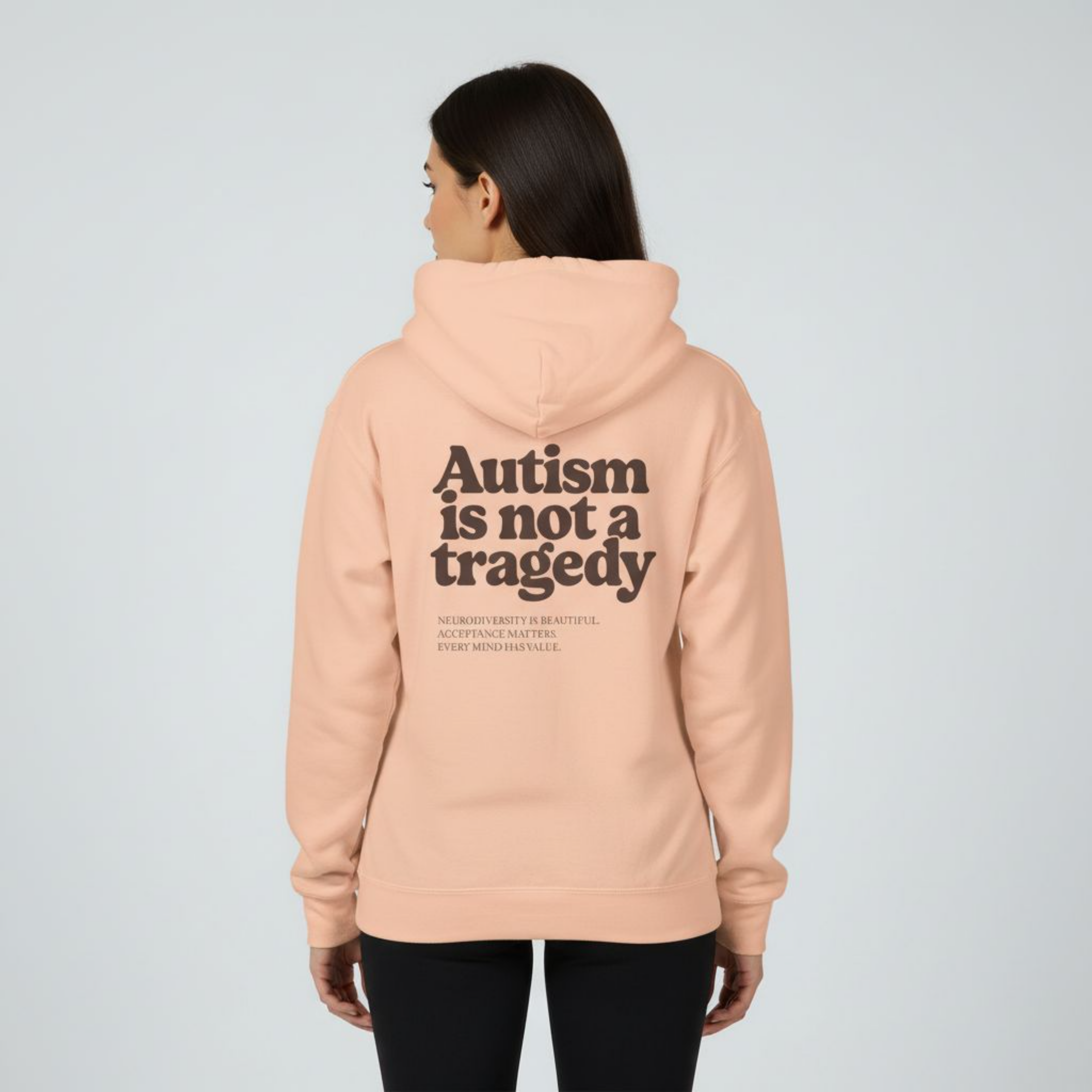 Autism is Not a Tragedy Comfort Colors Lightweight Hoodie