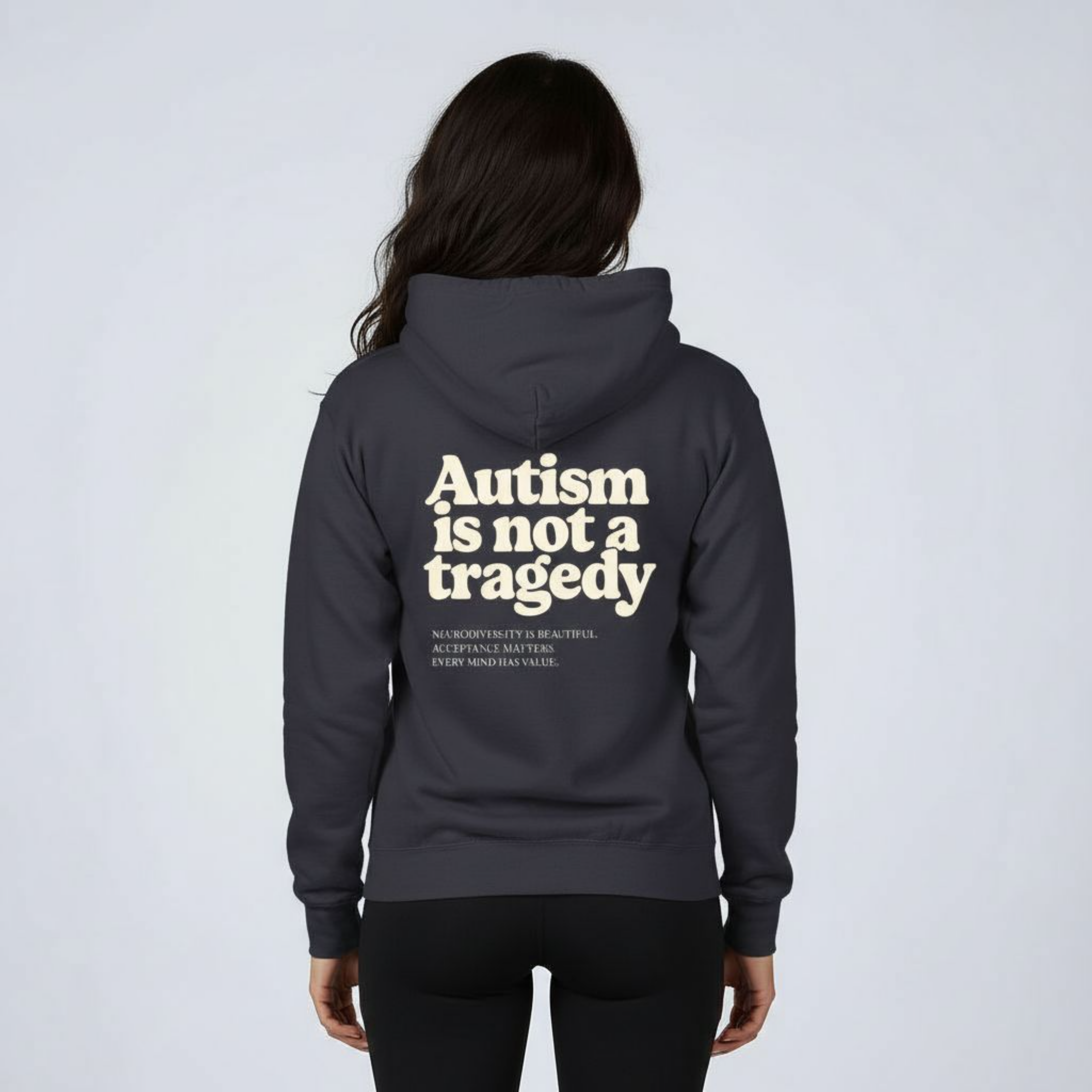 Autism is Not a Tragedy Comfort Colors Lightweight Hoodie