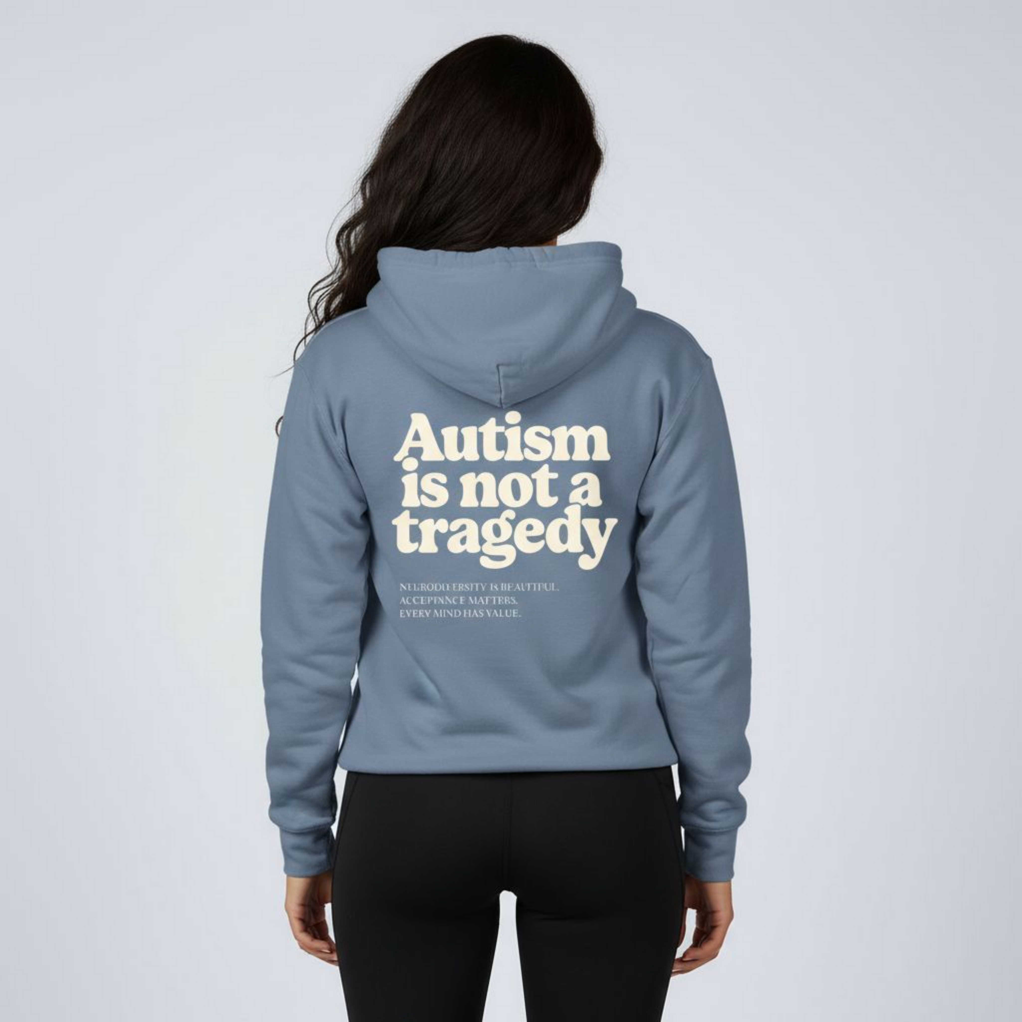 Autism is Not a Tragedy Comfort Colors Lightweight Hoodie
