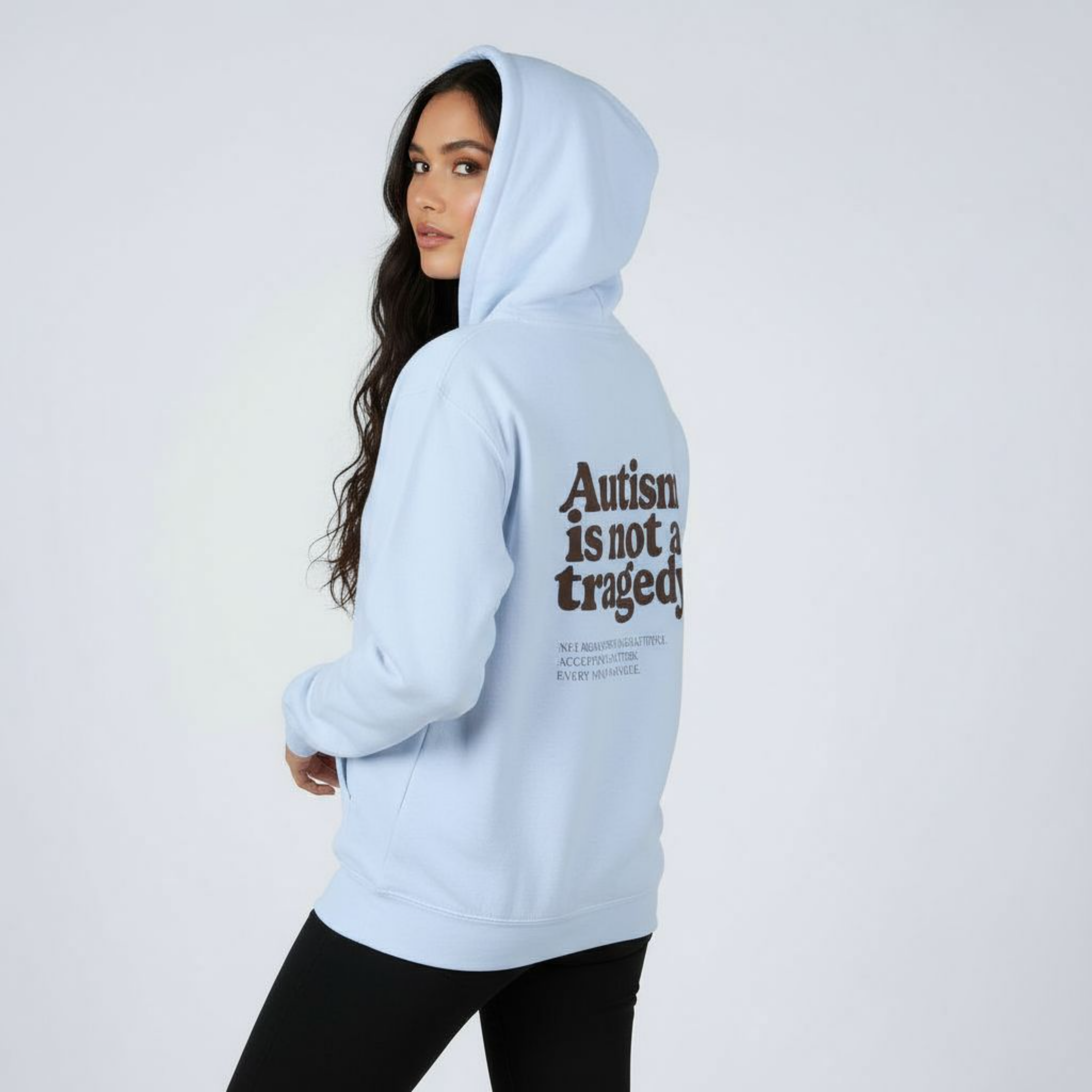 Autism is Not a Tragedy Comfort Colors Lightweight Hoodie