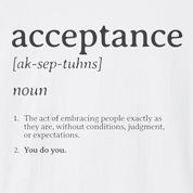 Acceptance Definition Tee