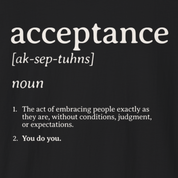 Acceptance Definition Tee