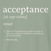 Acceptance Definition Tee
