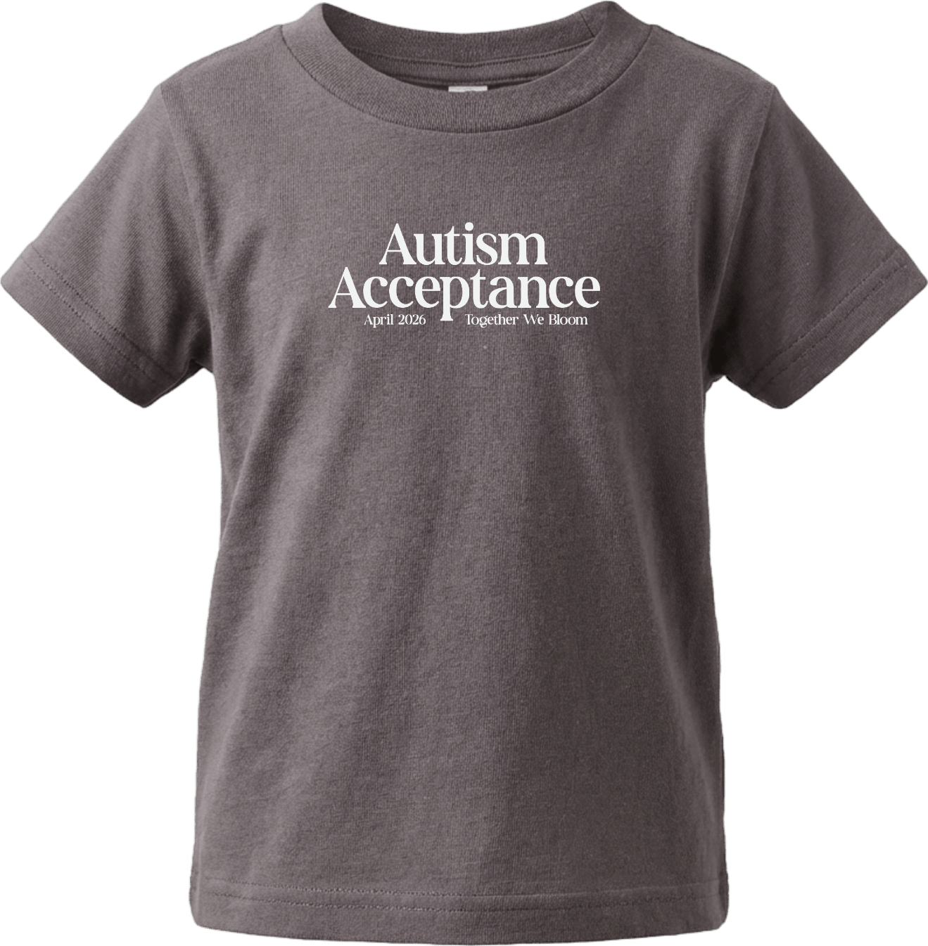 Autism T-Shirt - Autism Acceptance 2026 Together We Bloom Toddler T-Shirt - Daily Bloom