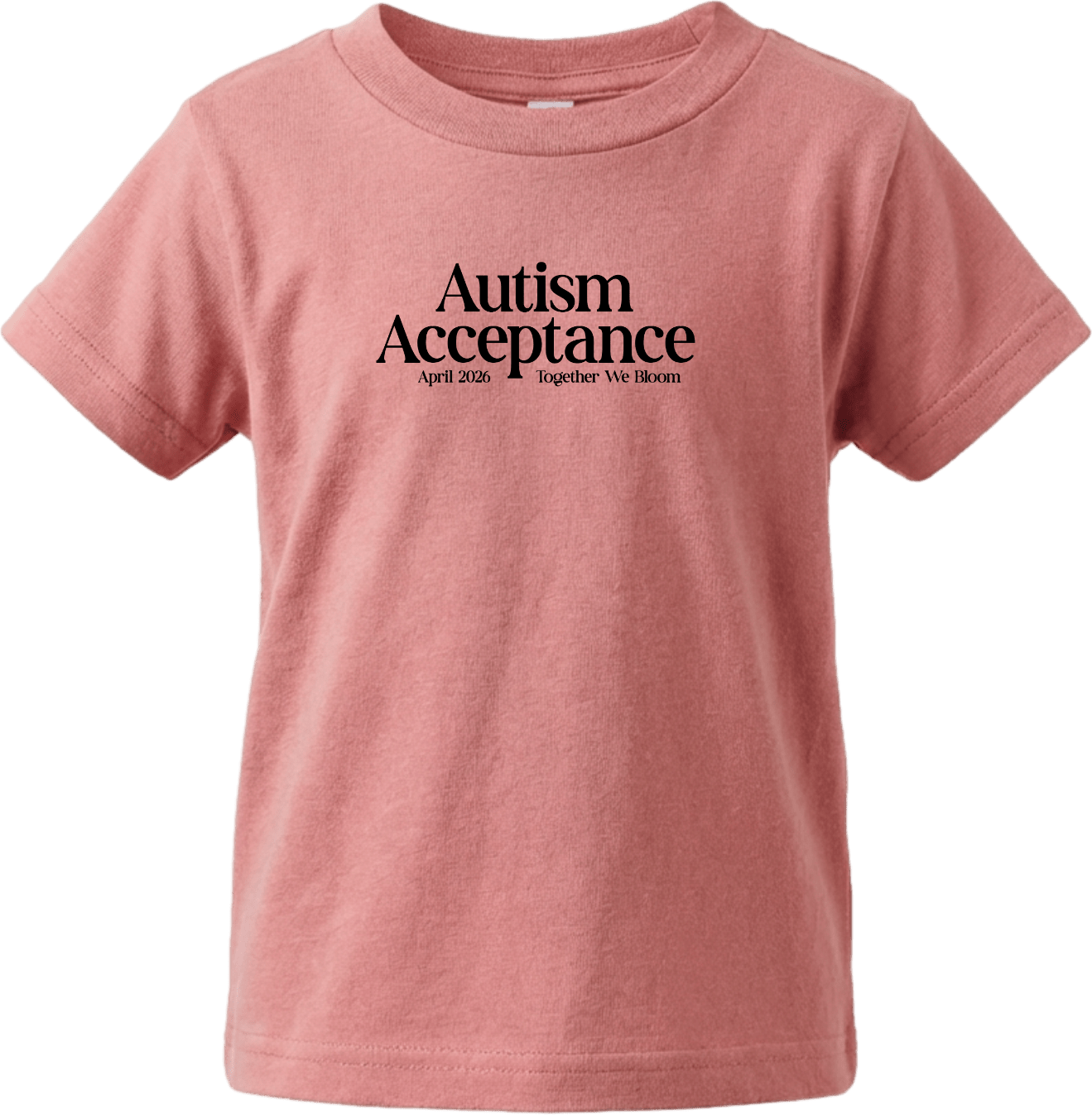 Autism T-Shirt - Autism Acceptance 2026 Together We Bloom Toddler T-Shirt - Daily Bloom
