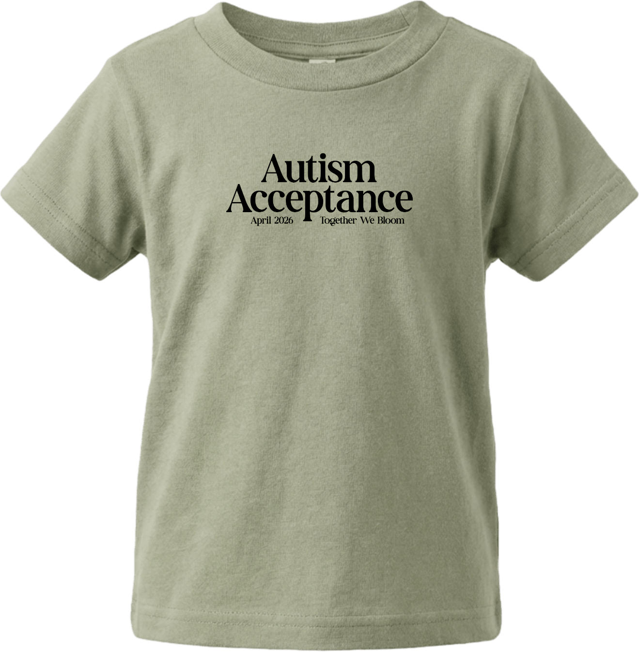 Autism T-Shirt - Autism Acceptance 2026 Together We Bloom Toddler T-Shirt - Daily Bloom