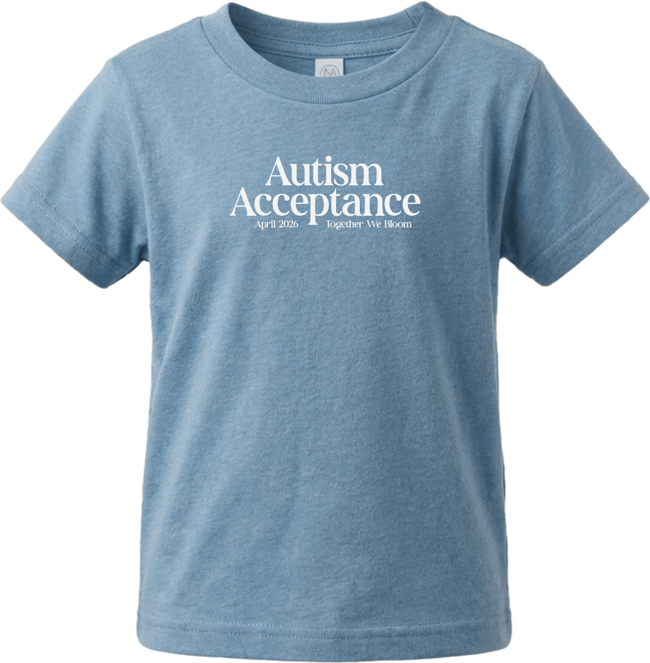 Autism T-Shirt - Autism Acceptance 2026 Together We Bloom Toddler T-Shirt - Daily Bloom