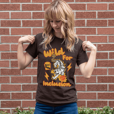 Autism T-Shirt - Wild For Inclusion Mom's Club Tag Free Tee - Daily Bloom