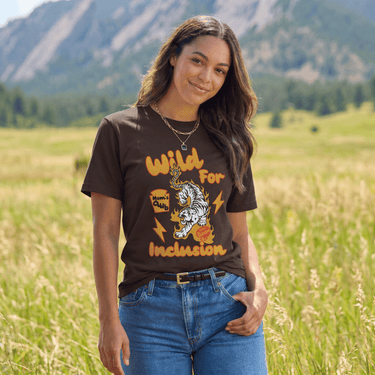 Autism T-Shirt - Wild For Inclusion Mom's Club Tag Free Tee - Daily Bloom