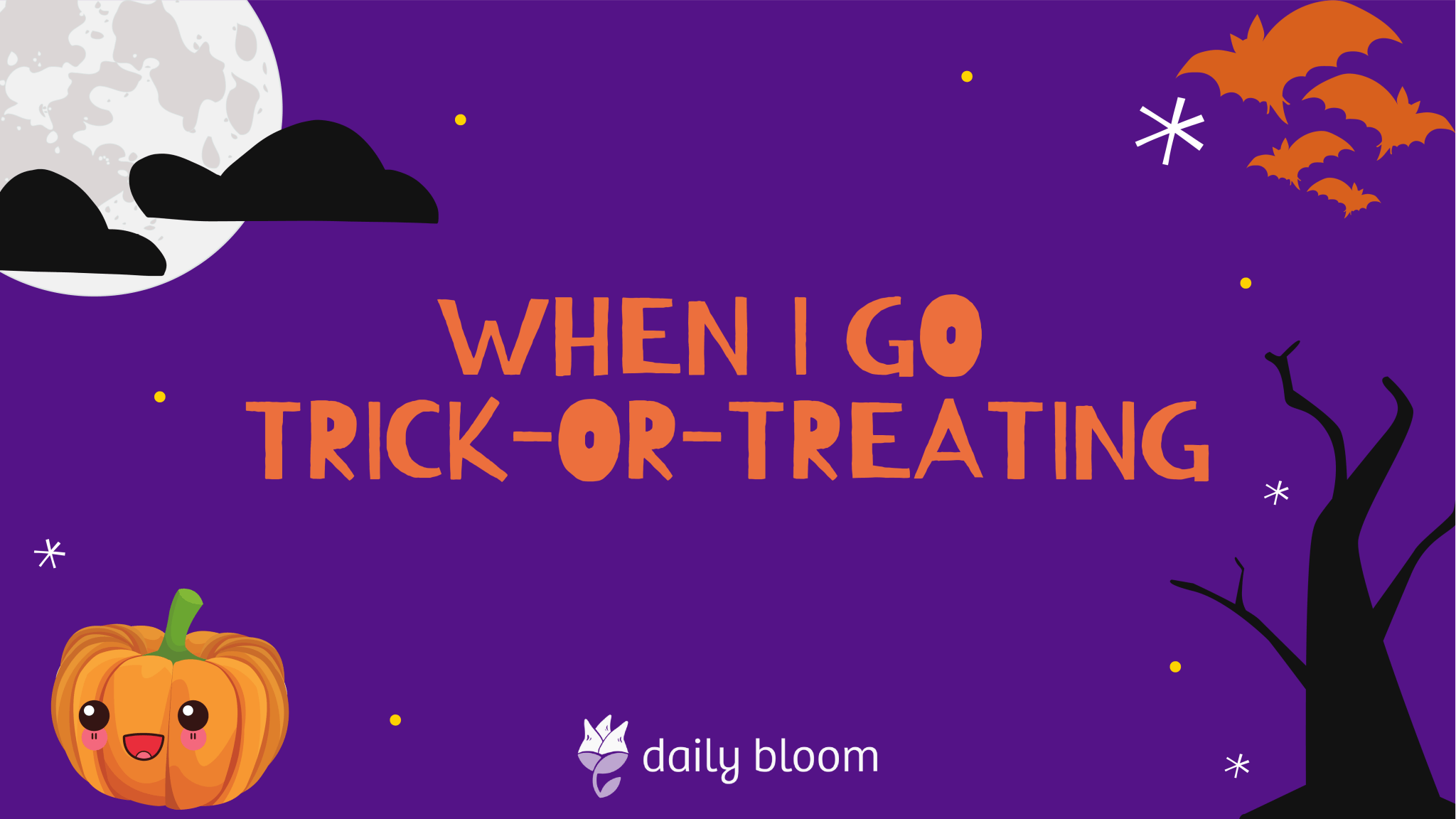 Autism Digital Download - When I Go Trick Or Treating Social Story - Daily Bloom