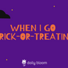 Autism Digital Download - When I Go Trick Or Treating Social Story - Daily Bloom
