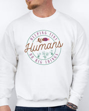 Helping Tiny Humans Do Big Things Sweatshirt-Neurodiversity, ADHD & Autism Awareness & Acceptance Sweatshirt by Daily Bloom