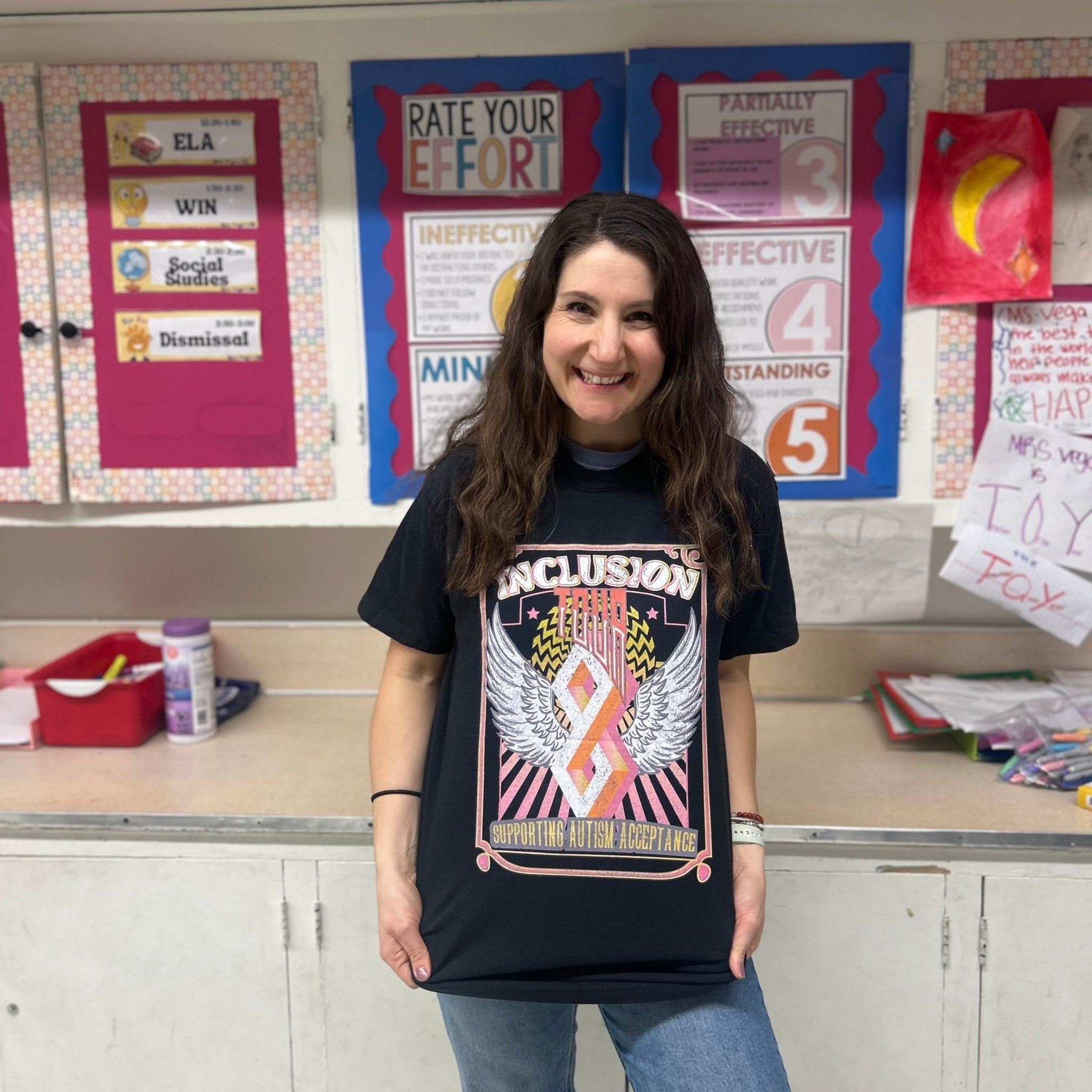 Autism T-Shirt - Inclusion Tour Comfort Colors T-Shirt - Daily Bloom