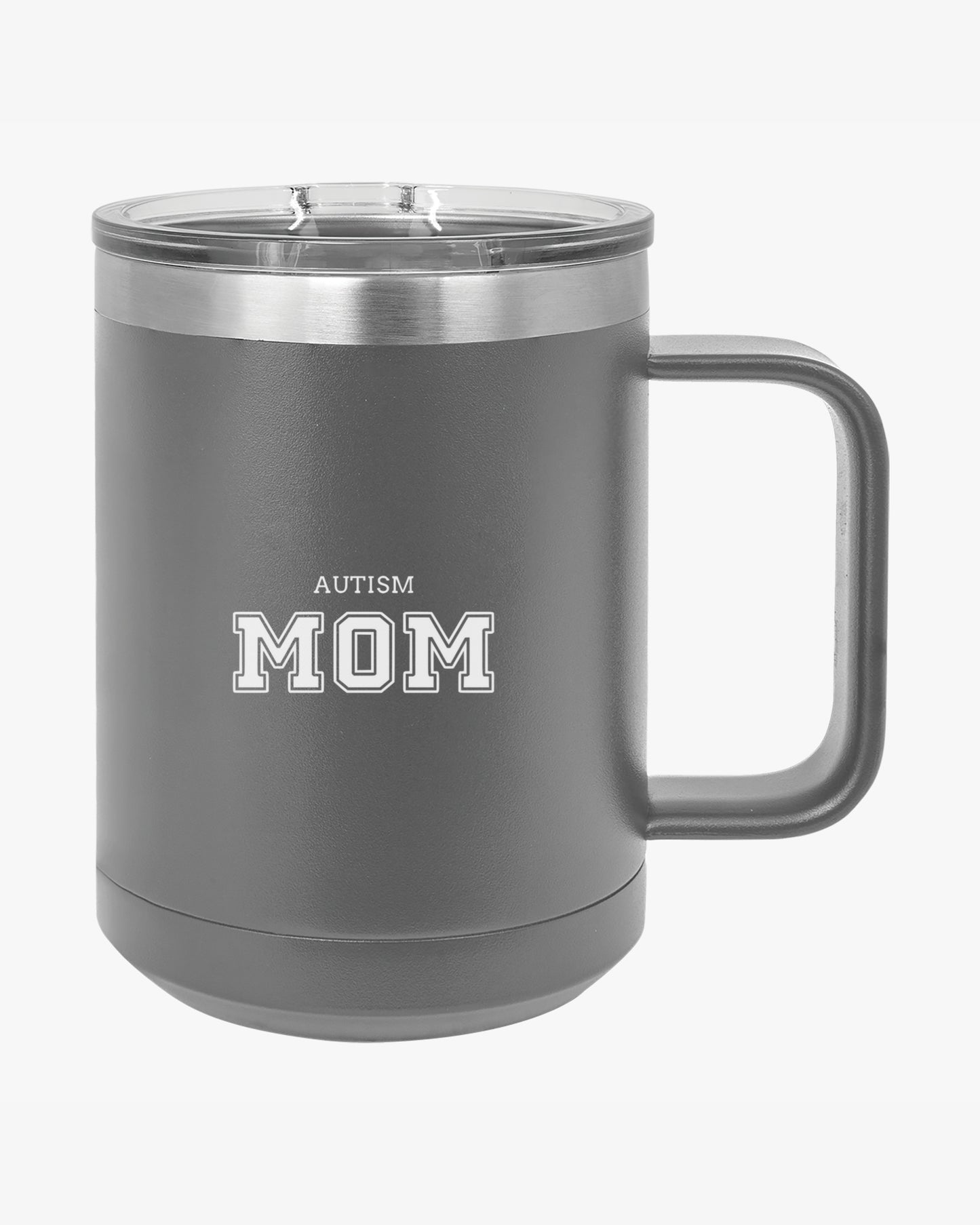 Mother's Day 2025 - Autism Mom College Coffee Mug Tumbler