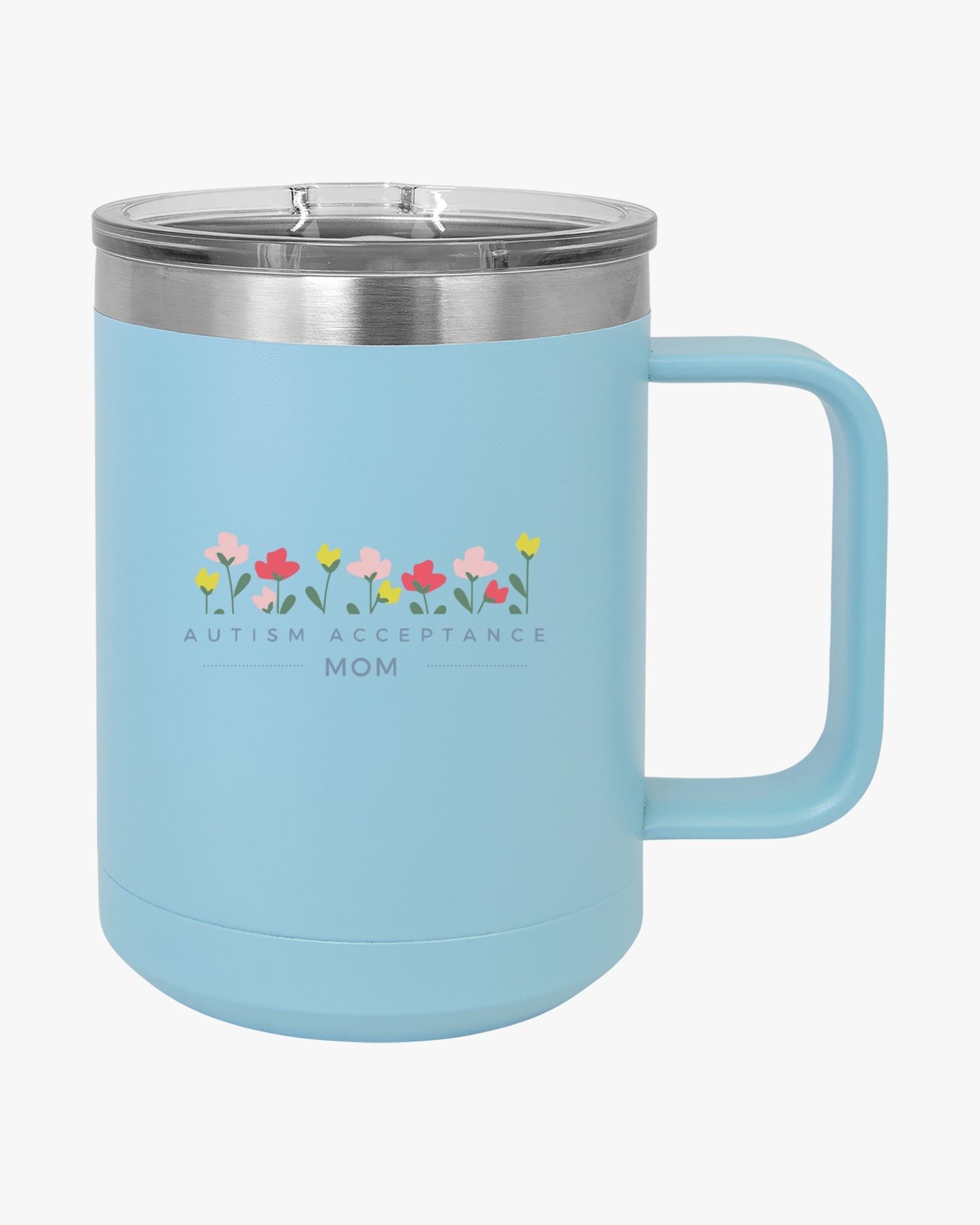 Mother's Day 2025 - Autism Acceptance Mom Coffee Mug Tumbler