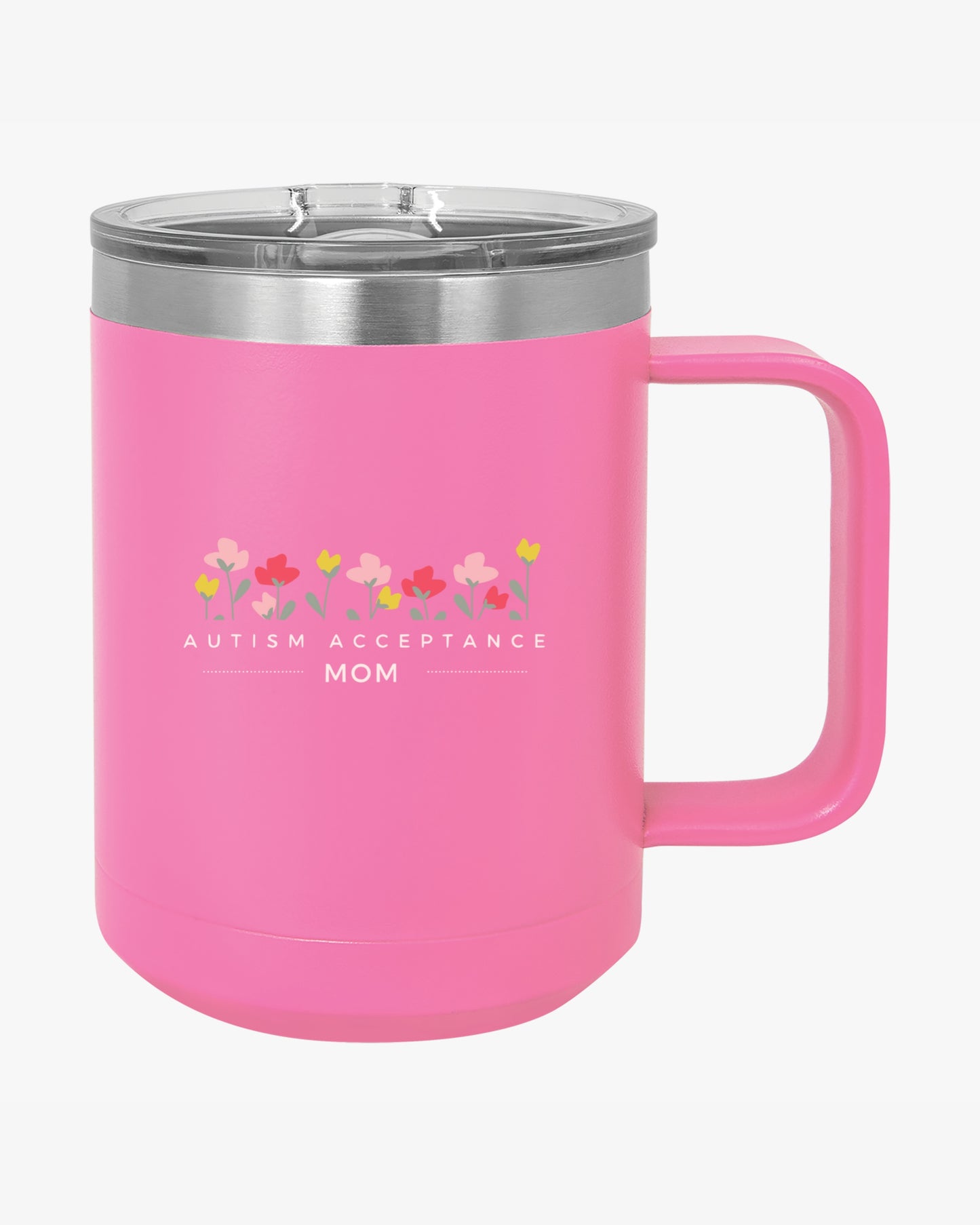 Mother's Day 2025 - Autism Acceptance Mom Coffee Mug Tumbler