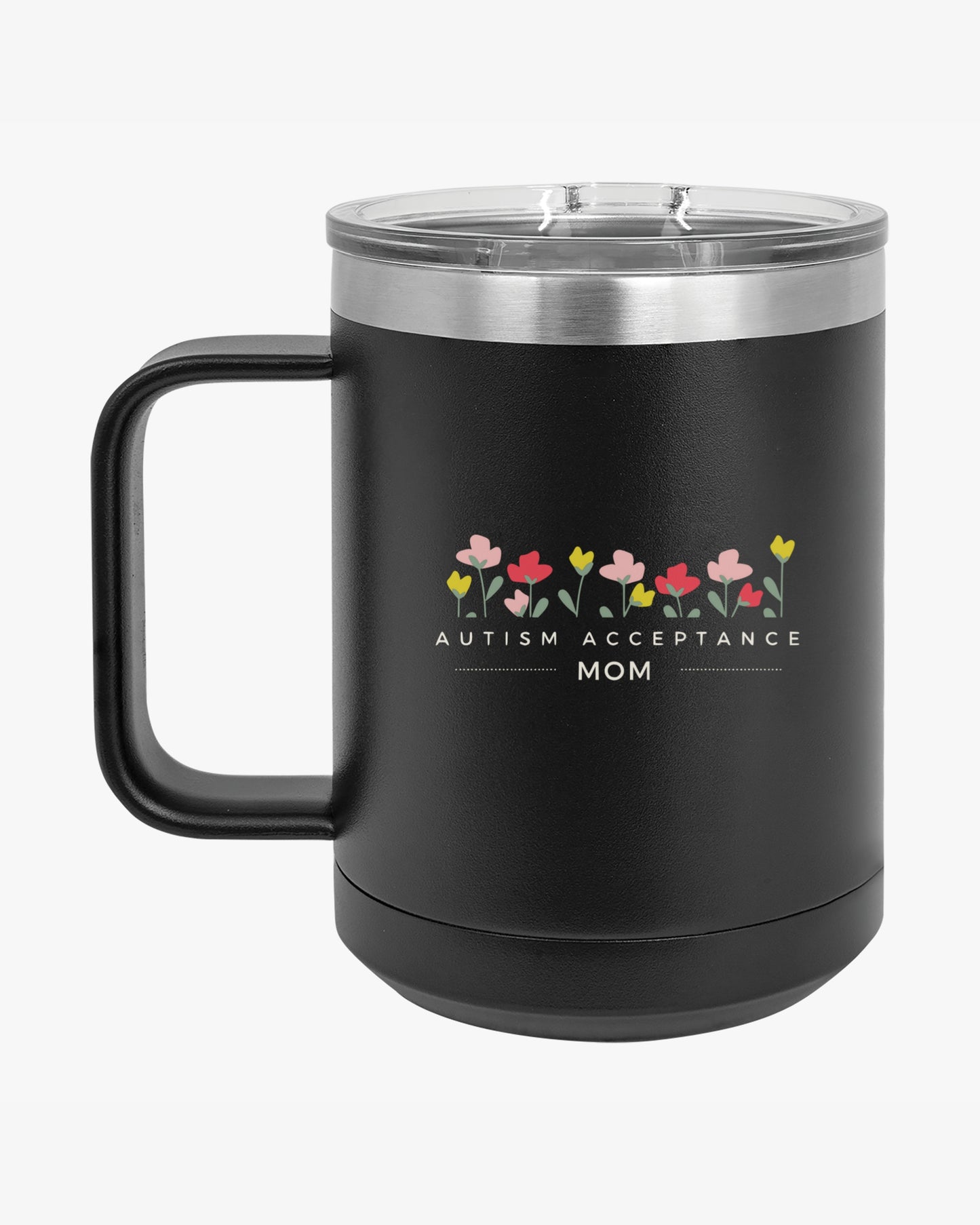 Mother's Day 2025 - Autism Acceptance Mom Coffee Mug Tumbler