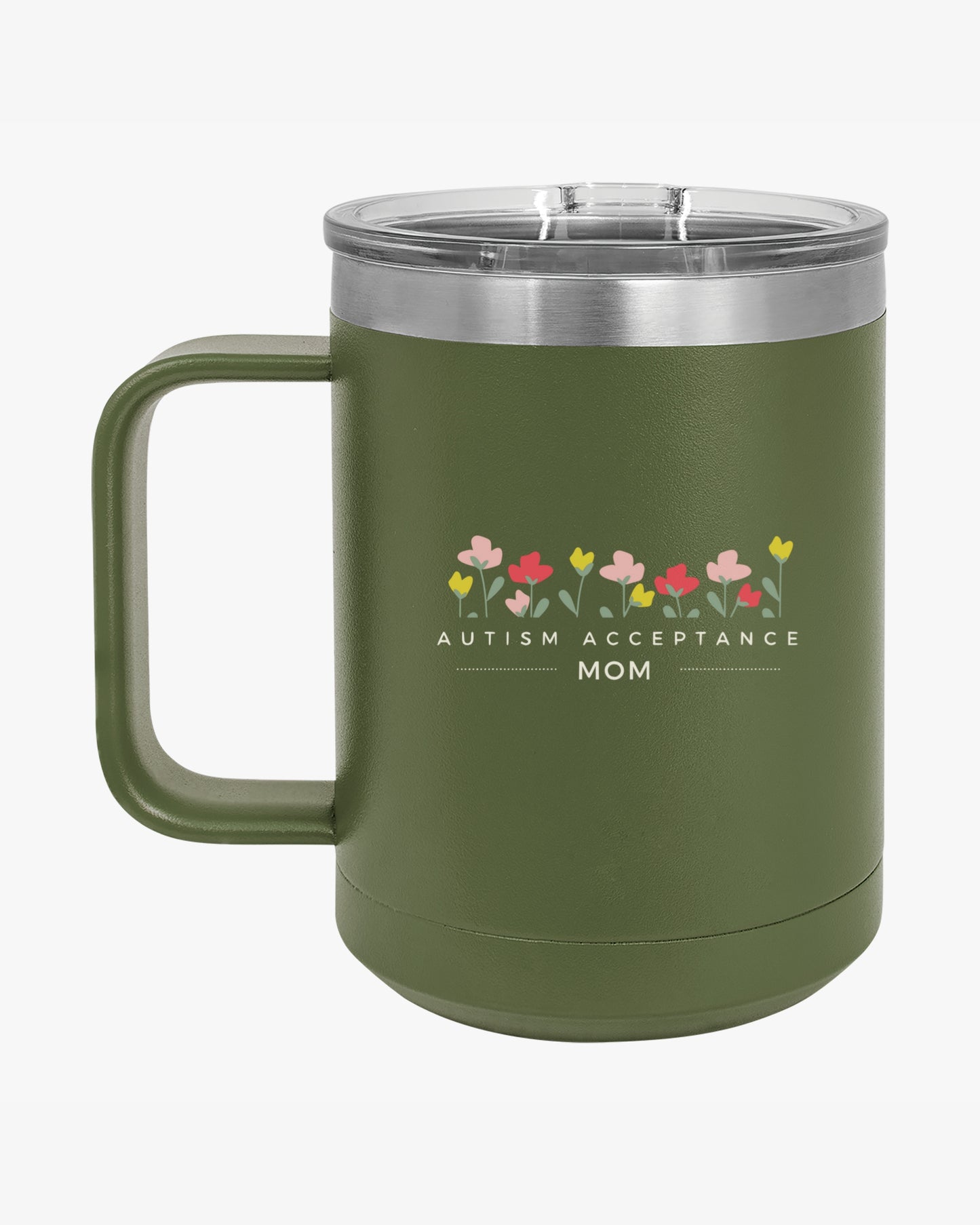 Mother's Day 2025 - Autism Acceptance Mom Coffee Mug Tumbler