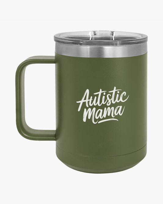 Mother's Day 2025 - Autistic Mama Coffee Mug Tumbler