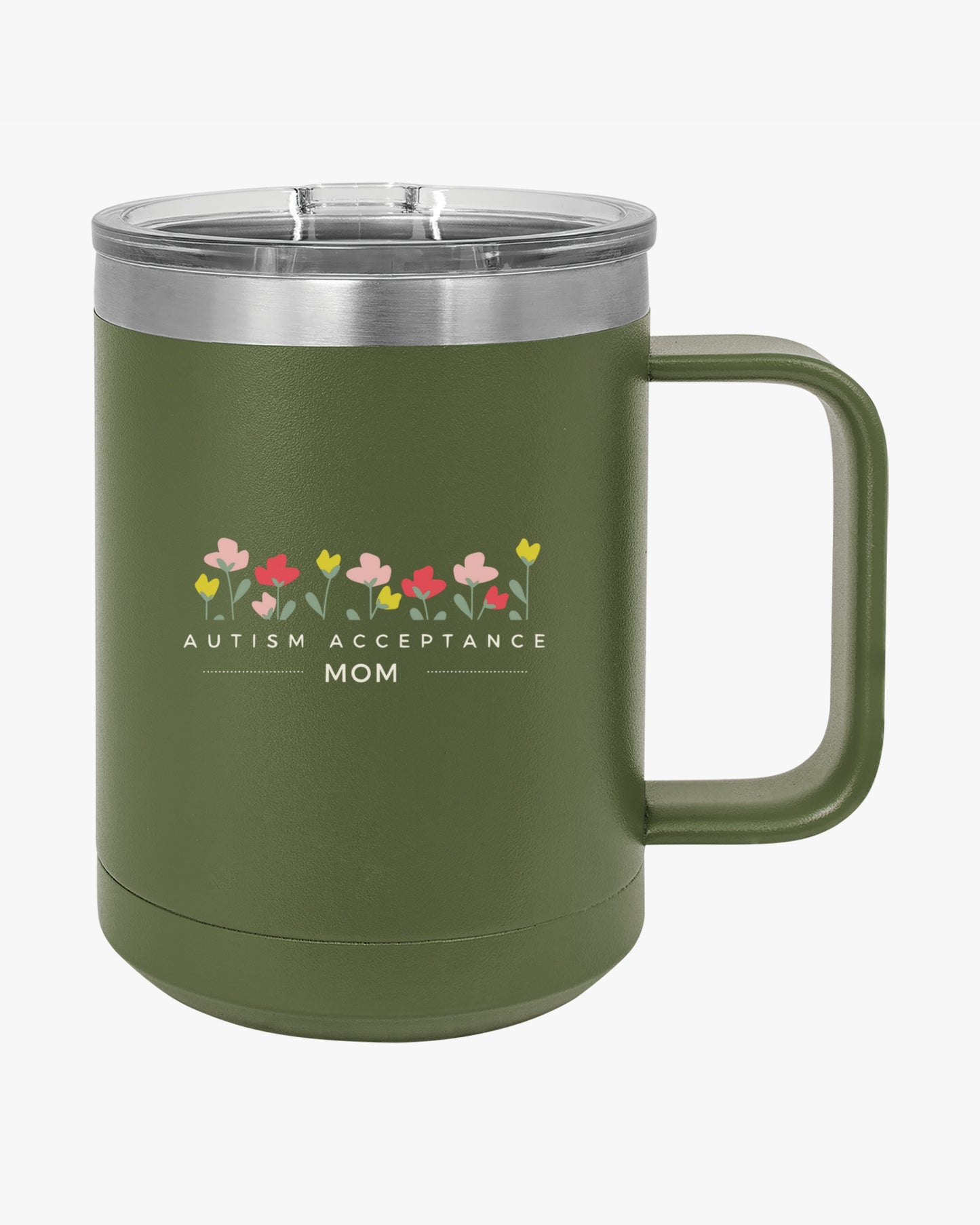 Mother's Day 2025 - Autism Acceptance Mom Coffee Mug Tumbler