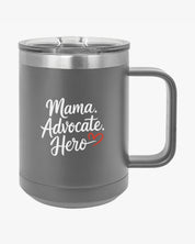 Mother's Day 2025 - Mama Advocate Hero Coffee Mug Tumbler
