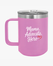 Mother's Day 2025 - Mama Advocate Hero Coffee Mug Tumbler
