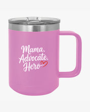 Mother's Day 2025 - Mama Advocate Hero Coffee Mug Tumbler