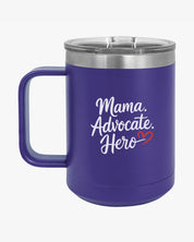 Mother's Day 2025 - Mama Advocate Hero Coffee Mug Tumbler