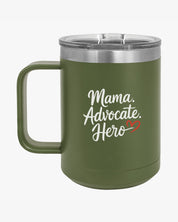 Mother's Day 2025 - Mama Advocate Hero Coffee Mug Tumbler