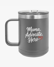 Mother's Day 2025 - Mama Advocate Hero Coffee Mug Tumbler