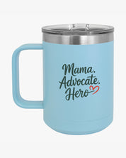 Mother's Day 2025 - Mama Advocate Hero Coffee Mug Tumbler