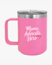 Mother's Day 2025 - Mama Advocate Hero Coffee Mug Tumbler