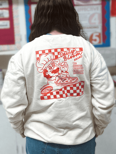 Autism Sweatshirt - We Deliver Kindness Comfort Colors Lightweight Sweatshirt - Daily Bloom