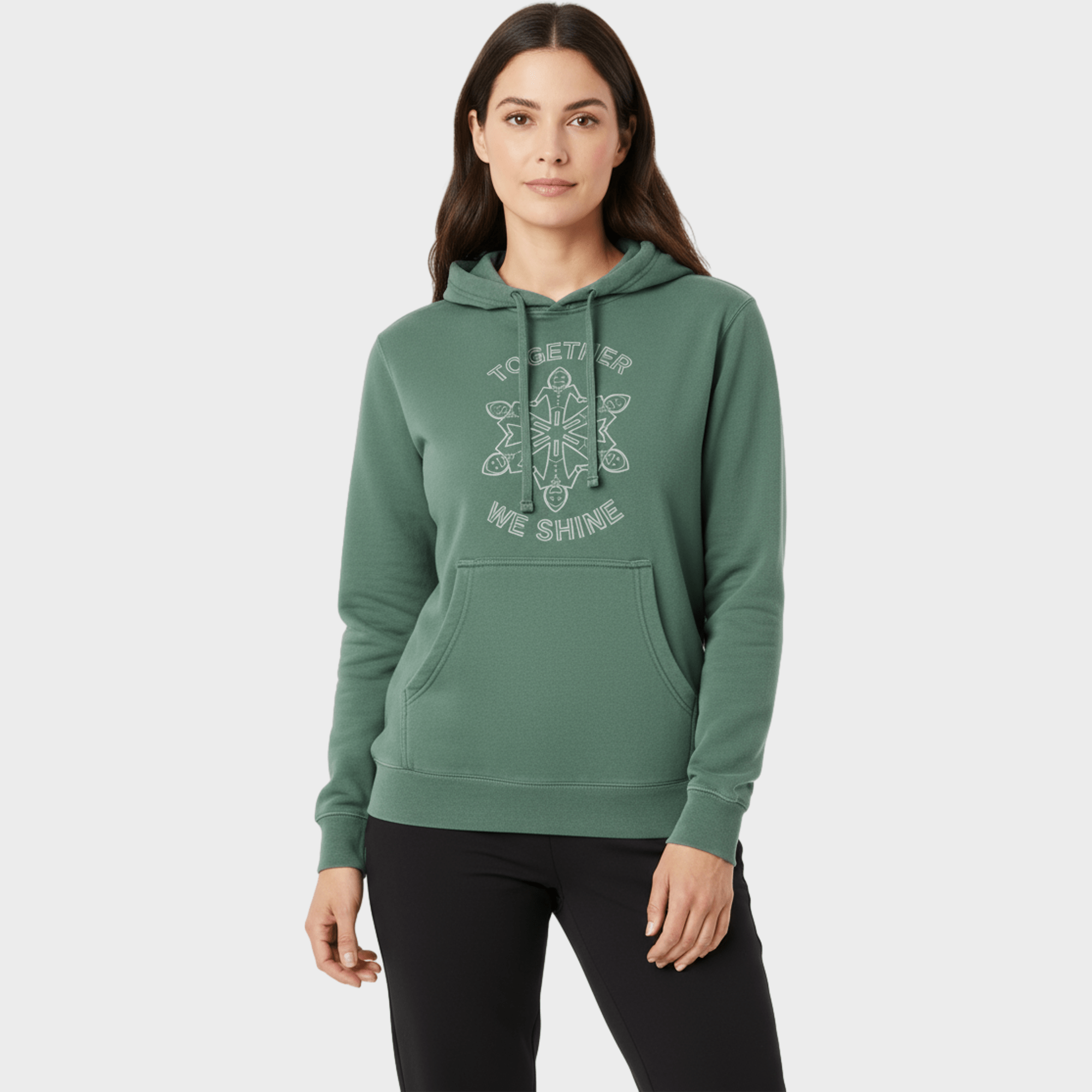 Autism Hoodie - Together We Shine Midweight Hoodie - Daily Bloom