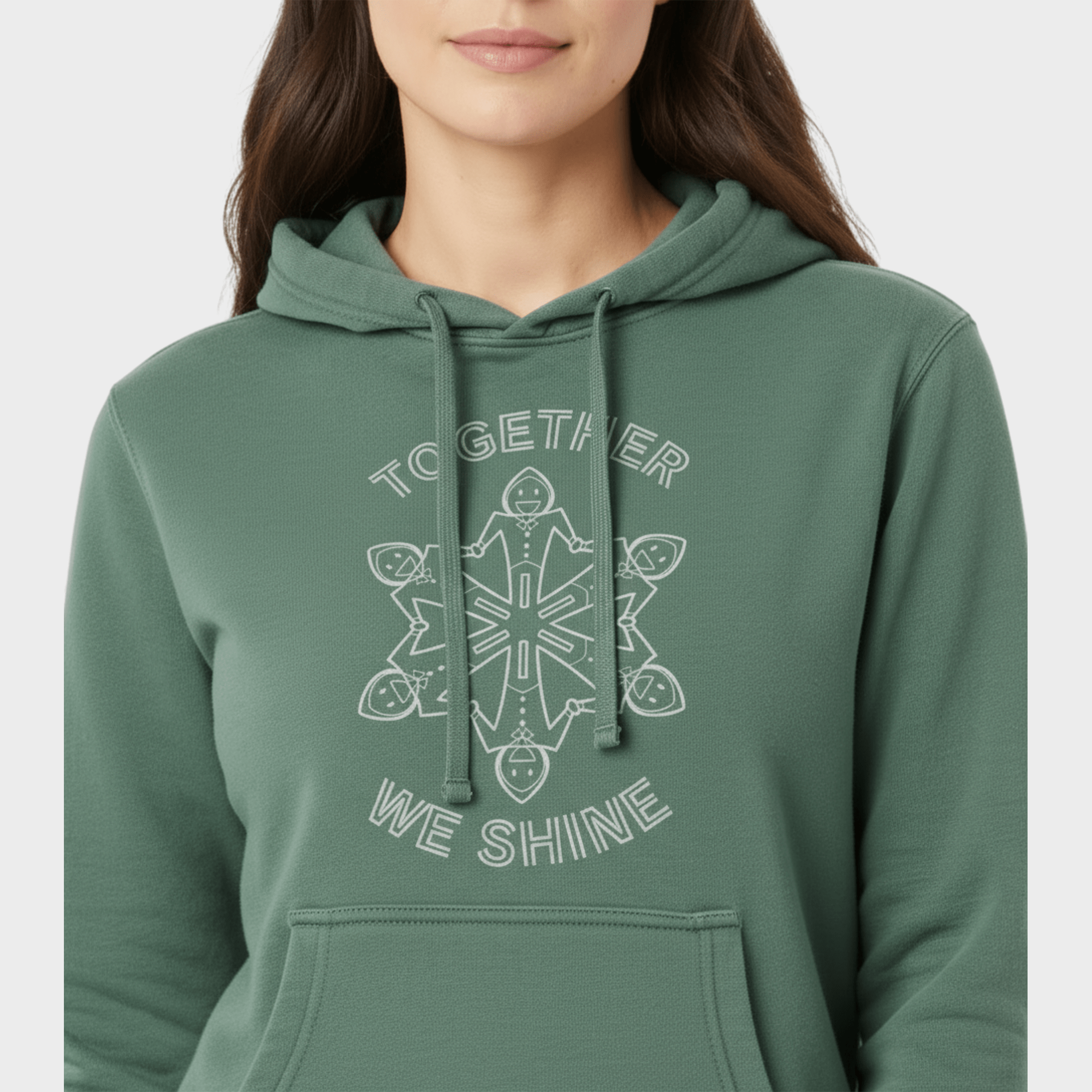Autism Hoodie - Together We Shine Midweight Hoodie - Daily Bloom