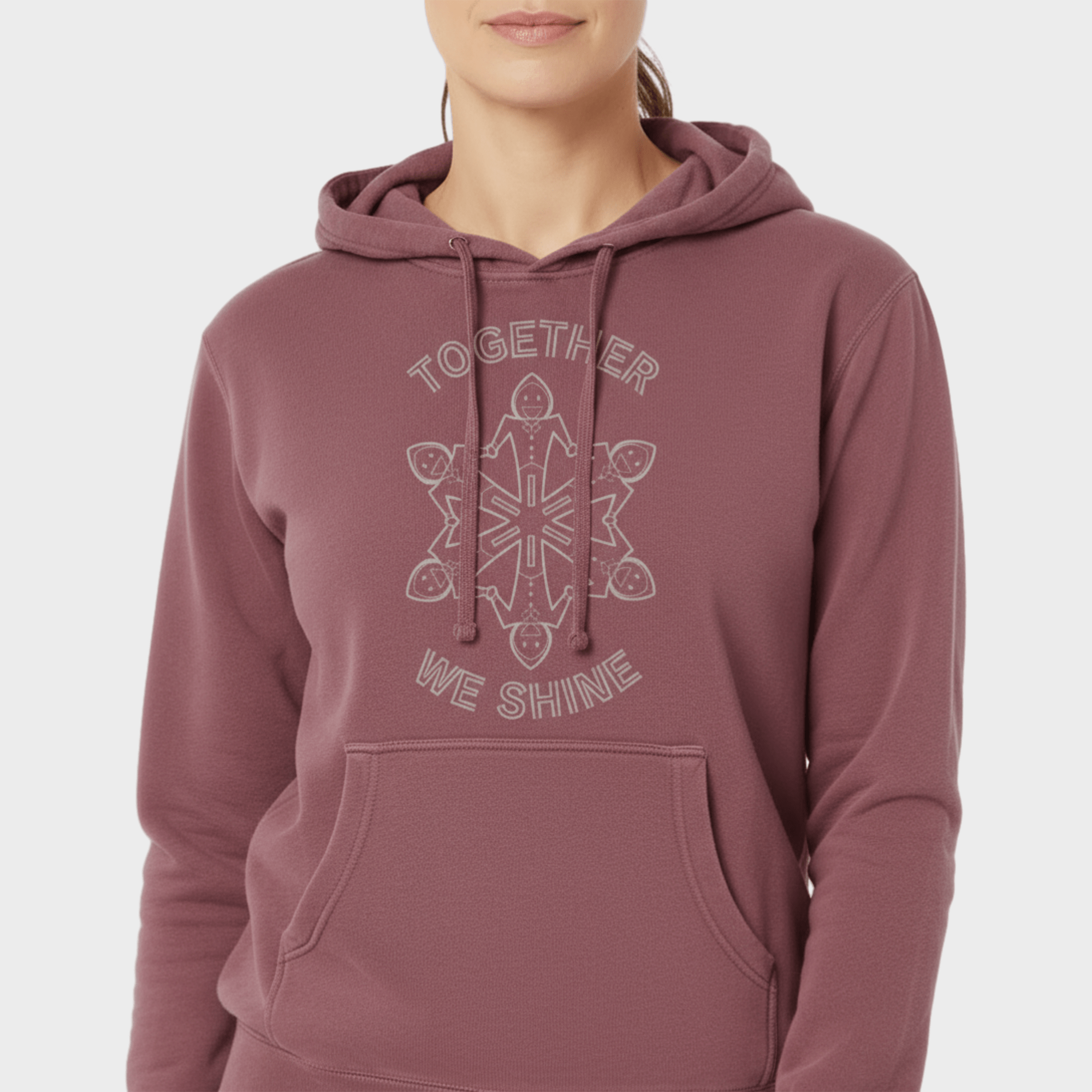 Autism Hoodie - Together We Shine Midweight Hoodie - Daily Bloom