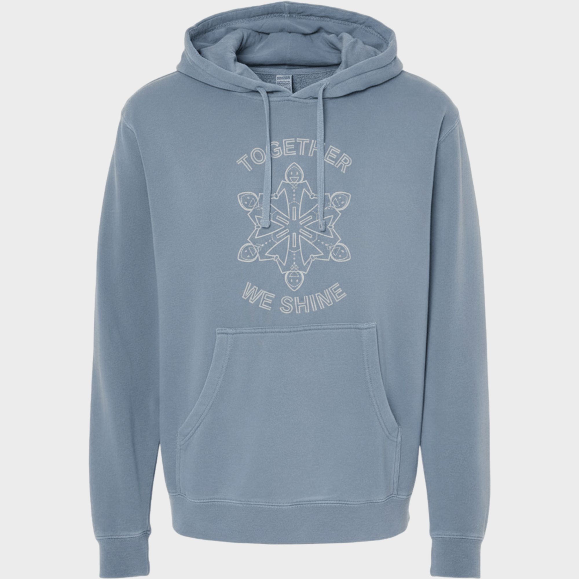 Autism Hoodie - Together We Shine Midweight Hoodie - Daily Bloom