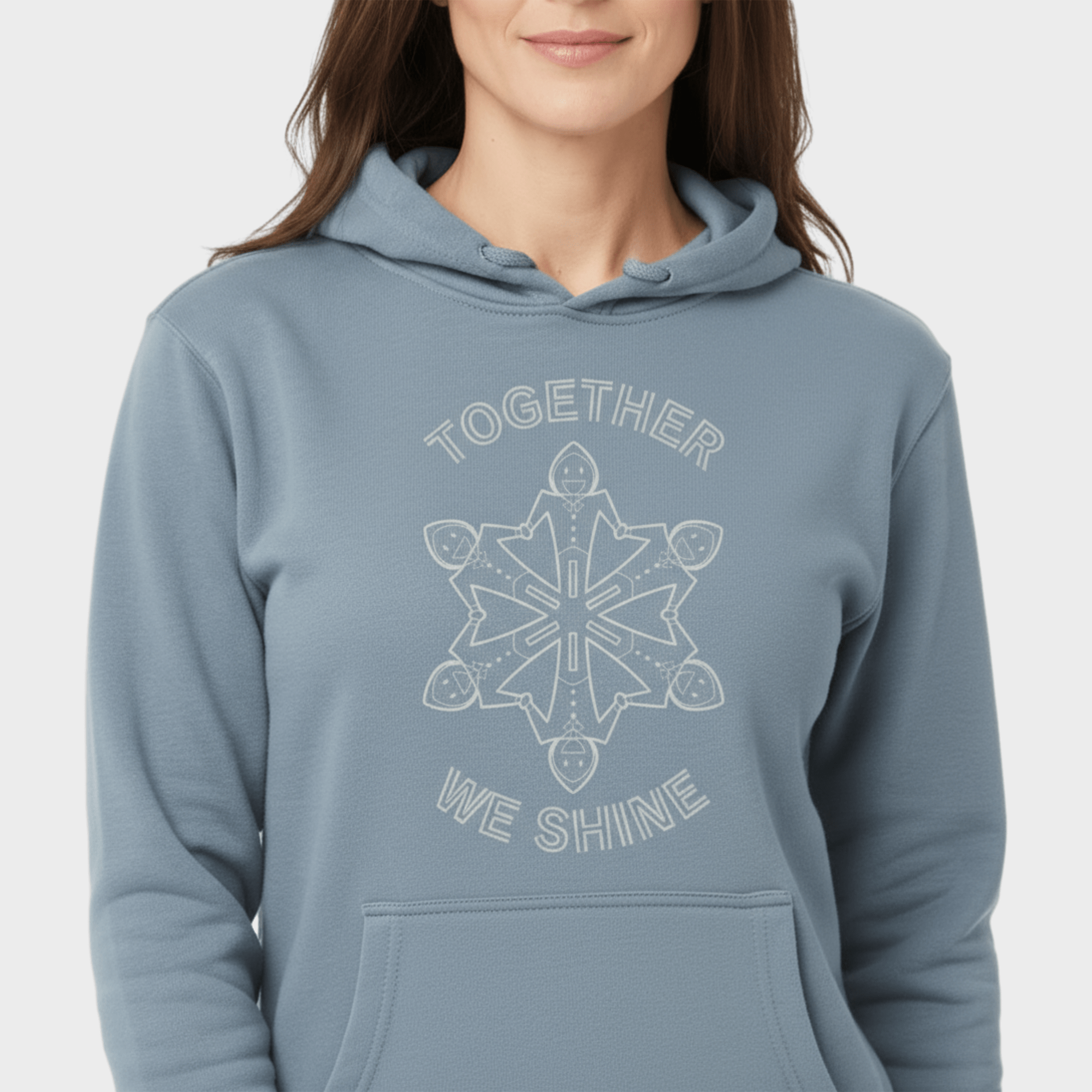 Autism Hoodie - Together We Shine Midweight Hoodie - Daily Bloom