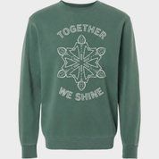 Autism Sweatshirt - Together We Shine Midweight Sweatshirt - Daily Bloom