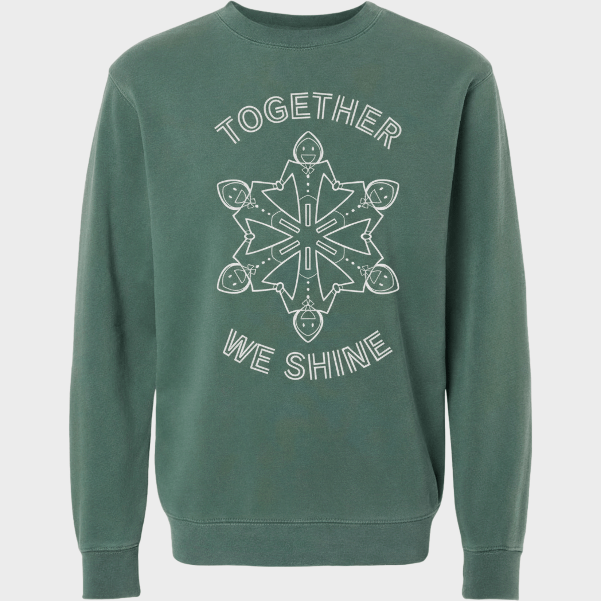 Autism Sweatshirt - Together We Shine Midweight Sweatshirt - Daily Bloom