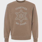 Autism Sweatshirt - Together We Shine Midweight Sweatshirt - Daily Bloom