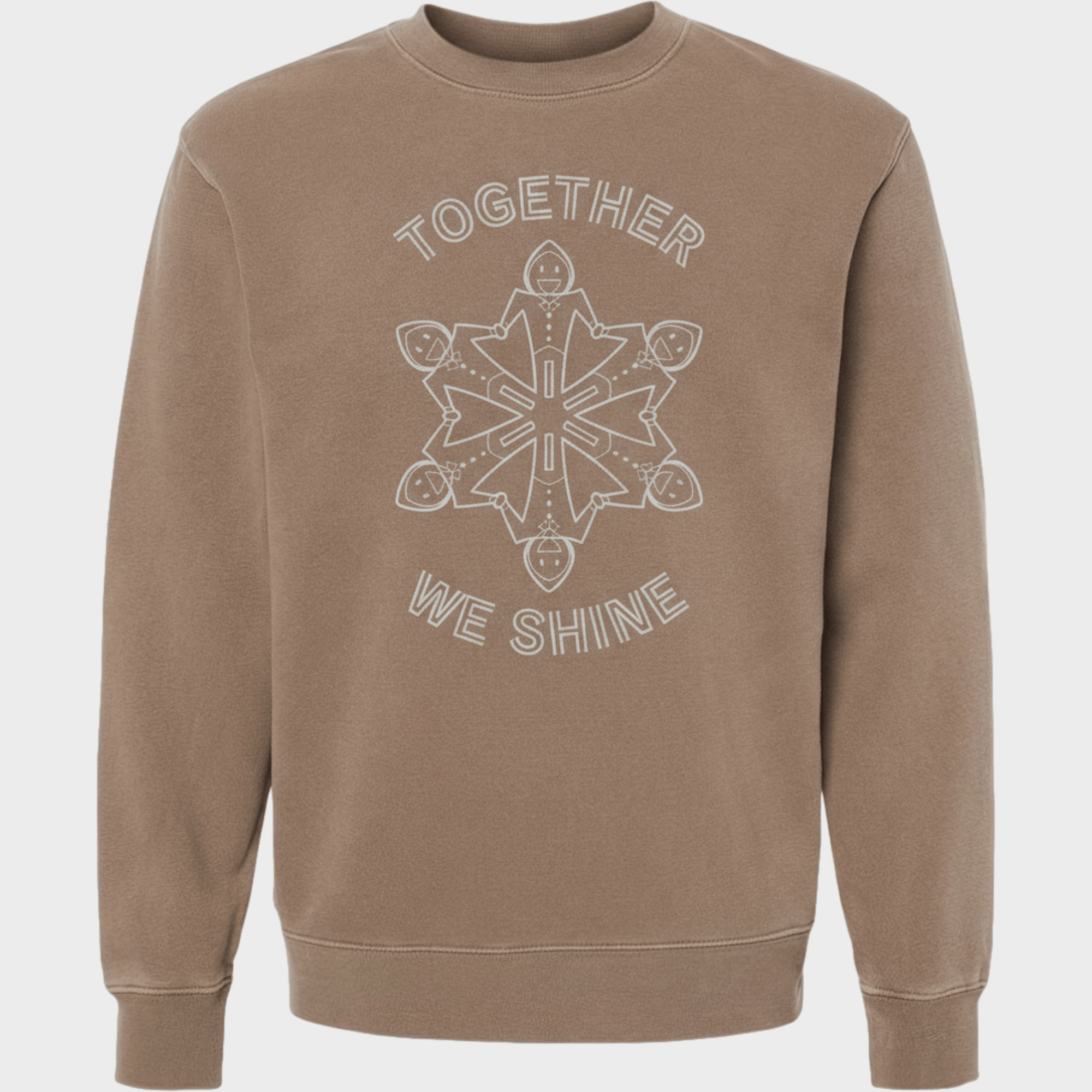 Autism Sweatshirt - Together We Shine Midweight Sweatshirt - Daily Bloom