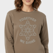 Autism Sweatshirt - Together We Shine Midweight Sweatshirt - Daily Bloom