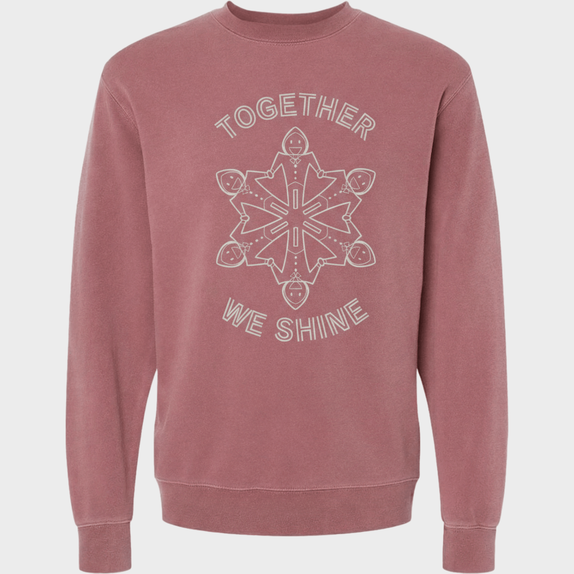 Autism Sweatshirt - Together We Shine Midweight Sweatshirt - Daily Bloom