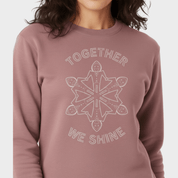 Autism Sweatshirt - Together We Shine Midweight Sweatshirt - Daily Bloom