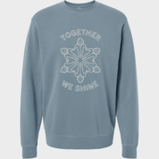 Autism Sweatshirt - Together We Shine Midweight Sweatshirt - Daily Bloom